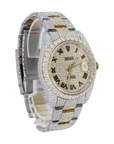 DJ 41MM Moissanite Diamond Medium Stone Bezel Two-Tone Watch 22CT - Moissanite Bazaar - moissanitebazaar.com