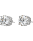 VVS Moissanite Diamond Stud Earrings - Moissanite Bazaar - moissanitebazaar.com