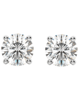 VVS Moissanite Diamond Stud Earrings - Moissanite Bazaar - moissanitebazaar.com