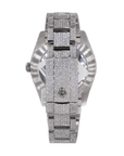 DJ 41MM Moissanite Diamond Medium Stone Bezel Watch 22CT - Moissanite Bazaar - moissanitebazaar.com