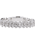 10MM Cuban Bracelet VVS Moissanite Diamonds - Moissanite Bazaar - moissanitebazaar.com