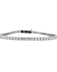 3MM Tennis Bracelet VVS Moissanite Diamonds - Moissanite Bazaar - moissanitebazaar.com