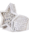 Baguette Star VVS Moissanite Diamond Ring - Moissanite Bazaar - moissanitebazaar.com