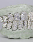 Custom Moissanite Diamond Grillz - Moissanite Bazaar - moissanitebazaar.com