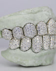 Custom Moissanite Diamond Grillz - Moissanite Bazaar - moissanitebazaar.com