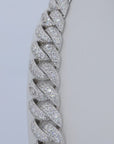 18MM Multi Shape Pointer Set VVS Moissanite Cuban Chain 24 Inch