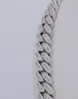 15MM Miami Baguette VVS Moissanite Cuban Chain 22 Inch